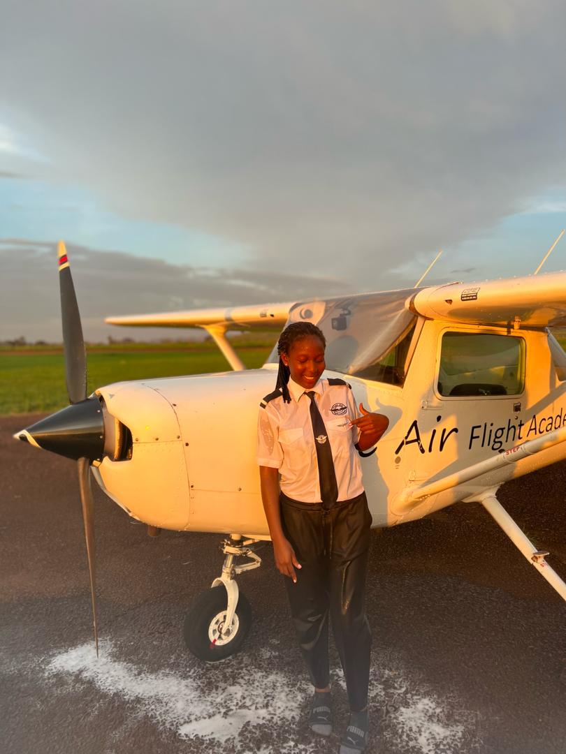 Yesterday 8th Feb 2024, in the cool crispy evening at Vine Air Flight Academy, at just 17yrs Feza Shemsande safely tookoff and landed solo thereby making her mark in the Aviation Glass Ceiling, earning her wings and the much coveted title of Pilot. Congrats young Lady👏🏿 #Pilot