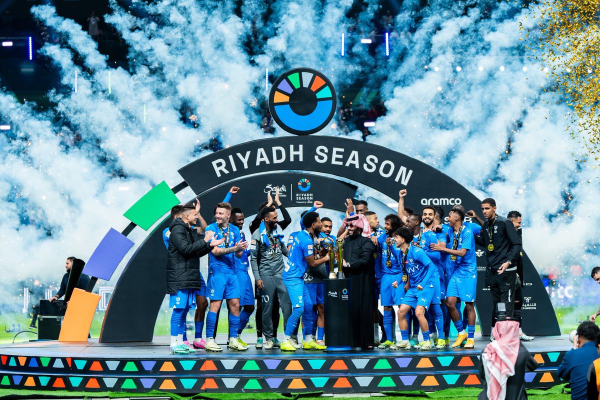 مبروك لفريق الهلال بالفوز ببطولة #كأس_موسم_الرياض 🏆🎉⚽