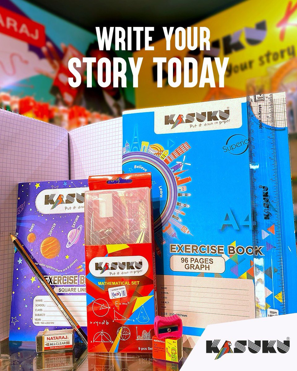 KasukuStat's tweet photo. Have you checked everything off your inventory list? WhatsApp us today on +254 708 988 897 for our catalogue and pricelist, and stock up with Kasuku!
#KasukuStationery #PutItDownOnPaper https://t.co/CBERHOfjFp