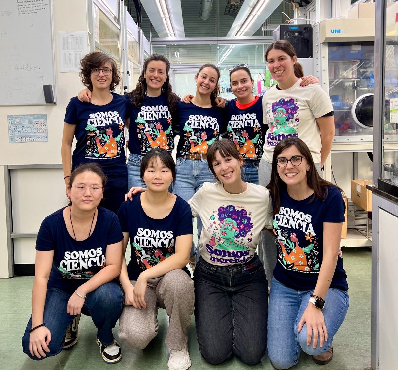 📸Celebrating the International Day of Women and Girls in Science at @Echavarren_Lab @ICIQchem 👩‍🔬🧪⚗️☺️@iCERCA @_BIST #11F #WomenInScience #ICIQWomen #WomeninChemistry #somosciencia #DiaMujerYNinaEnCiencia #DiaDonaiNenaCiencia #11F2024💜