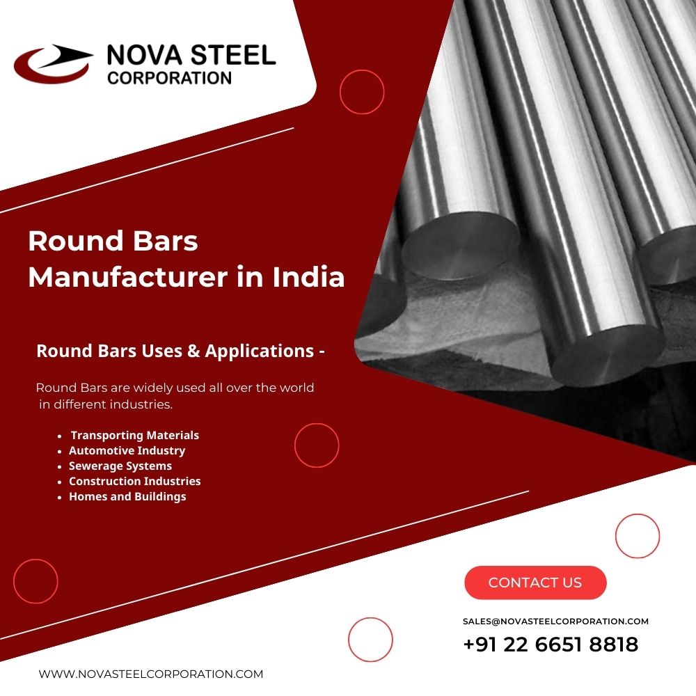 novasteels's tweet image. Top Quality Round Bars Manufacturer in India.
Nova Steel Corporation is driving Round Bars Manufacturer in India. We give a wide range of Round Bars accessible in various evaluations.
For more details,
Also Visit: novasteelcorporation.com/round-bars-man…

#roundbars #roundbarsmanufacturer