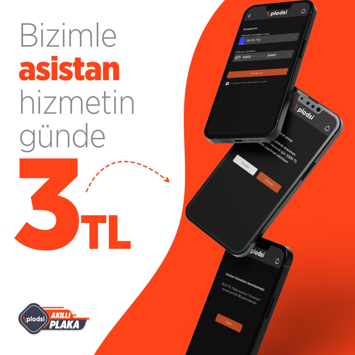 Plodsi Asistan Hizmeti ile yolculukların 7/24 güvende! Akıllı Plaka sahibi ol; günde sadece 3 TL karşılığında yol yardım paketimizin ayrıcalıklı yol hizmetlerinden faydalan; Plodsi ile yolculukların keyifli ve güvende geçsin! 🛣️🆘

#Plodsi #YolYardımı #akıllıplaka #assistance