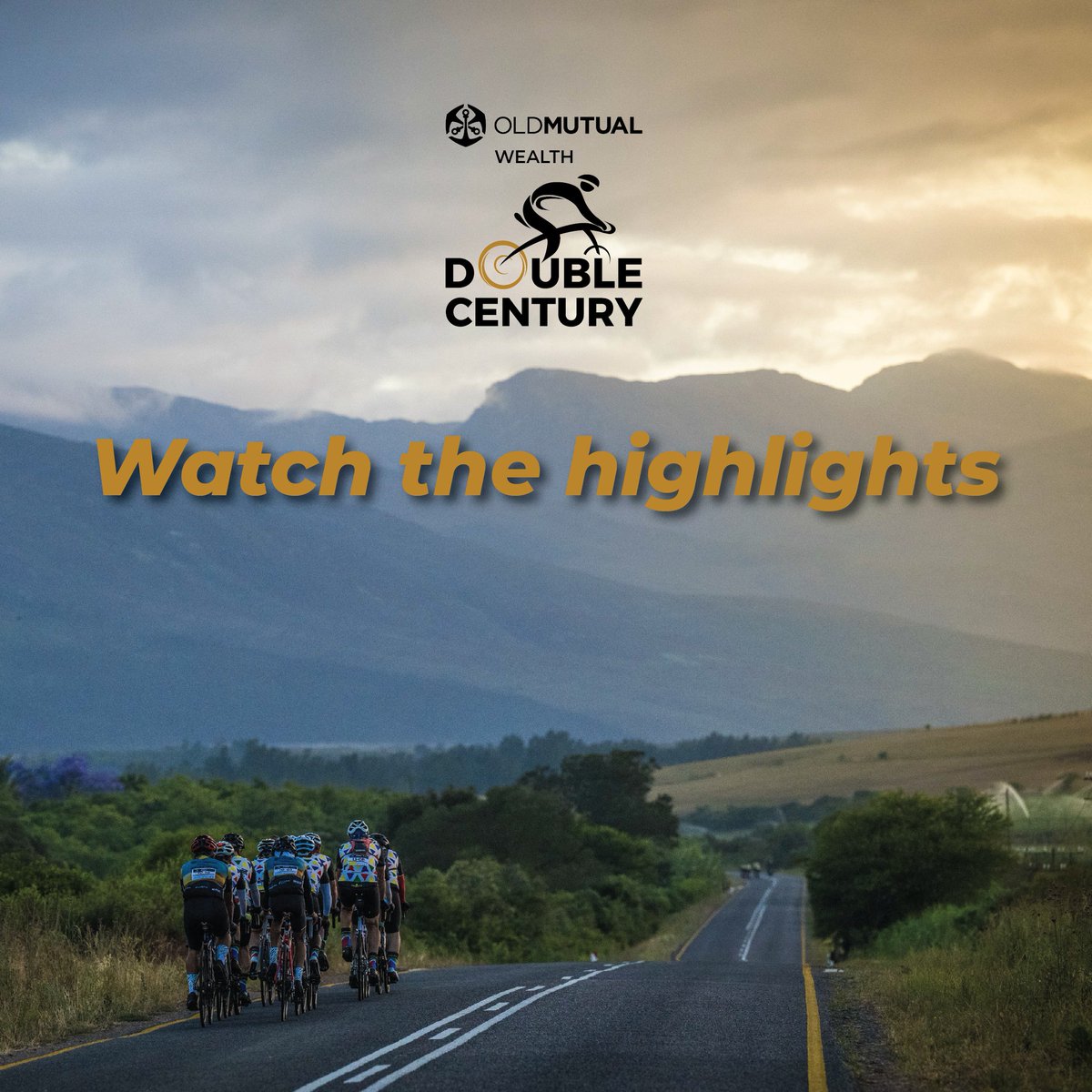 Sit back and relax: here's all 202km of the 2023 Old Mutual Wealth Double Century, condensed into 26 minutes of fun, sweat and success. Can you spot yourself, or your team? Tag them and let them know...
Watch it here 📷 youtu.be/kdQWwVVNMMg
#OldMutualWealthDC #FurtherTogether