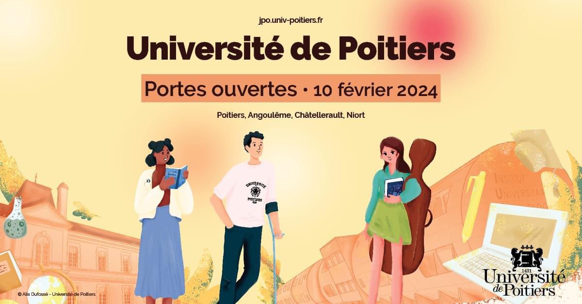 C’est demain et nous serons là pour vous conseiller sur votre orientation vers les métiers du sport et l’activité physique au <a href="/STAPSPoitiers/">STAPS Université de Poitiers</a> 🚴👨🏻‍🎓sur les campus de Poitiers et d’Angouleme  

<a href="/UnivPoitiers/">Université de Poitiers</a> 
<a href="/SUAPSPoitiers/">SUAPS UnivPoitiers</a> 
 Campus des Valois - Charente