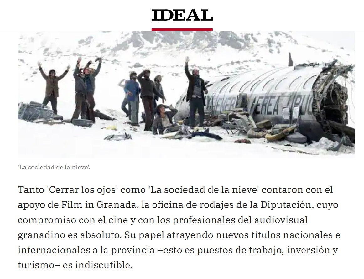 #Goya2024 
#Granada juega en 19 de las 28 candidaturas. ¿Cuándo se repetirá un año en el que Granada sea tan protagonista? A partir del lunes, nos toca preparar la gran fiesta del cine español. Gracias a <a href="/JeCabrero/">José Enrique Cabrero</a>, por su trabajo y la mención. 🎬💚❤️
👉ideal.es/culturas/cine/…