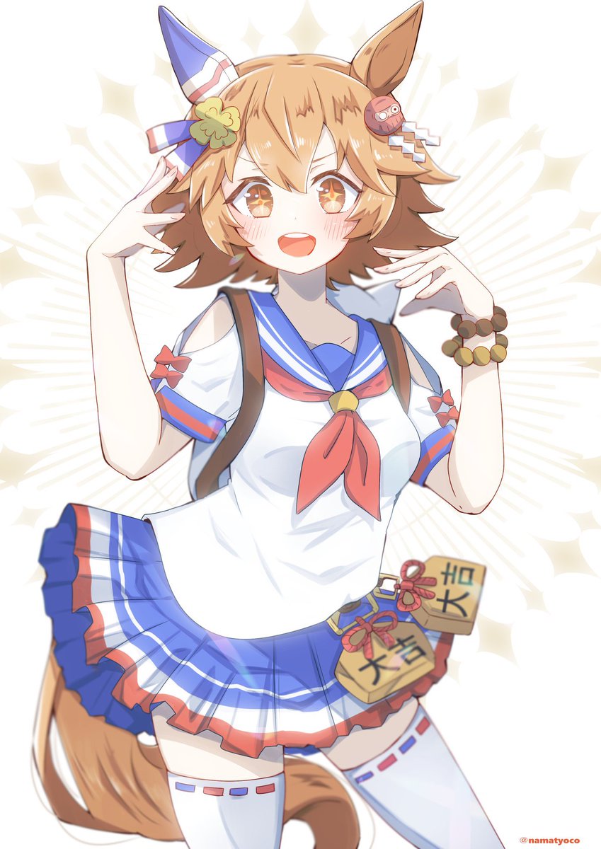 マチカネフクキタル「#フクの日 #マチカネフクキタル #2月9日はフクの日 」|なまちょこ／ウマ娘5th土曜日のイラスト