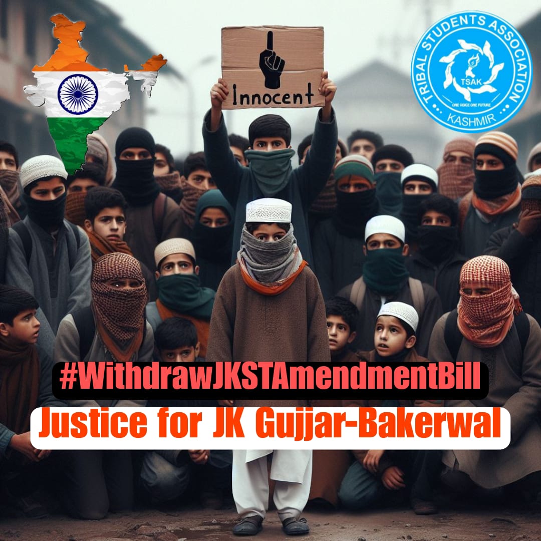 ImranBadhana's tweet photo. Advocating for the #WithdrawJKSTAmendmentBill is a crucial step in addressing historical injustices and upholding the rights of tribal communities. Let's take action for equity and fairness.
@rashtrapatibhvn @MundaArjun @ANI @BJP4India @AmitShah @HansrajMeena @TribalArmy https://t.co/QCynAZtKrq