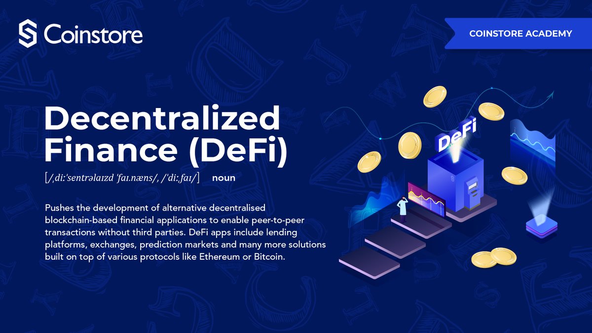 Unlock the DeFi difference with #CoinstoreAcademy—where finance meets freedom! 🌐💸 #DeFi #coinstore