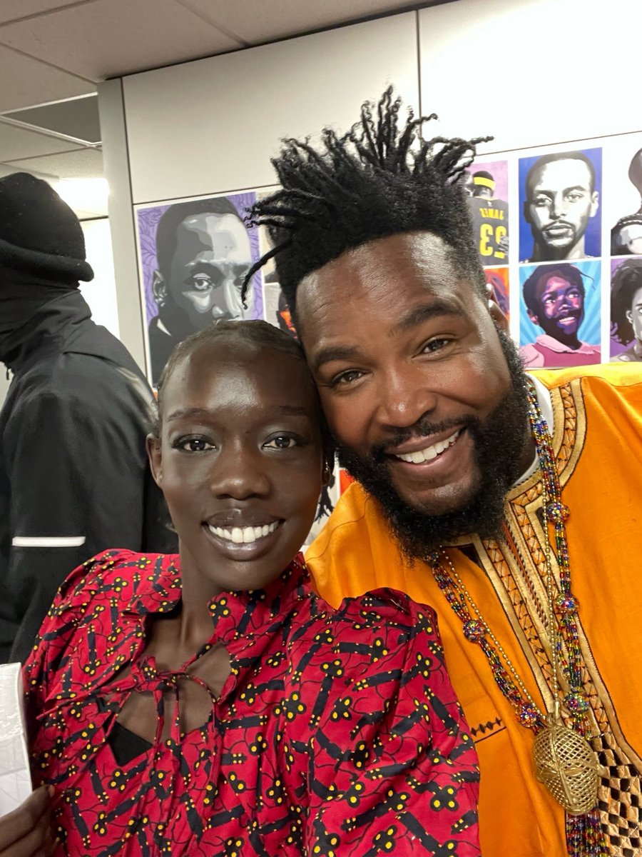MsPaith's tweet photo. got to hang out and talk to The Prince of Pan Africanism @drumarjohnson and so looking forward to building our community. 

#PanAfricanism #BlackEmpowerment #AfricanEmpowerment #SSOX #AfricanAndProud #KnowThySelf https://t.co/R9NTk7Wwmm