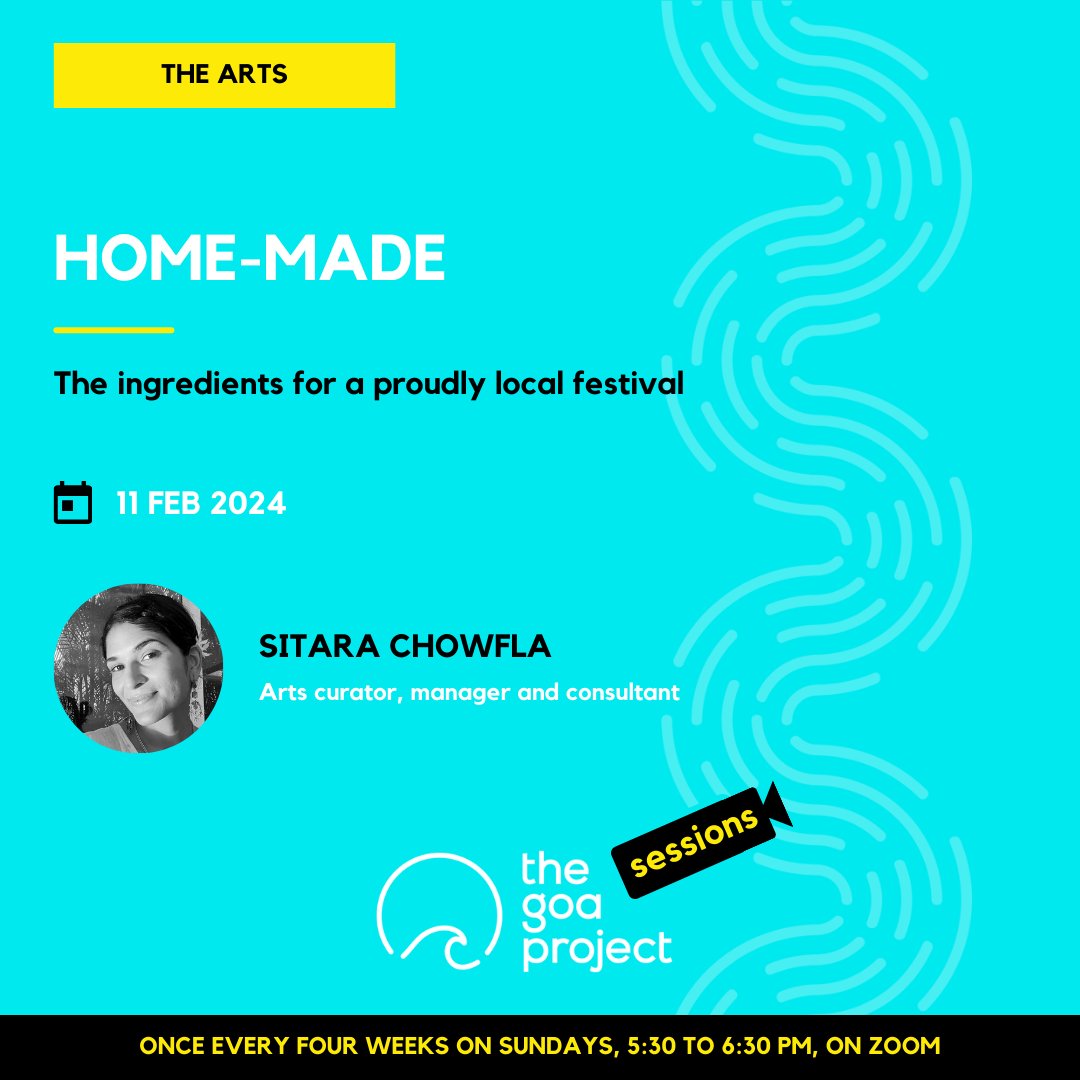 This Sunday, we discuss what it takes to build an arts festival with two people who are members of collectives that put together such events.
Register: bit.ly/TGPSessions
Neha: thegoaproject.wordpress.com/2024/02/09/fro…
Sitara: thegoaproject.wordpress.com/2024/02/09/hom…
#TGPSessions: thegoaproject.wordpress.com
