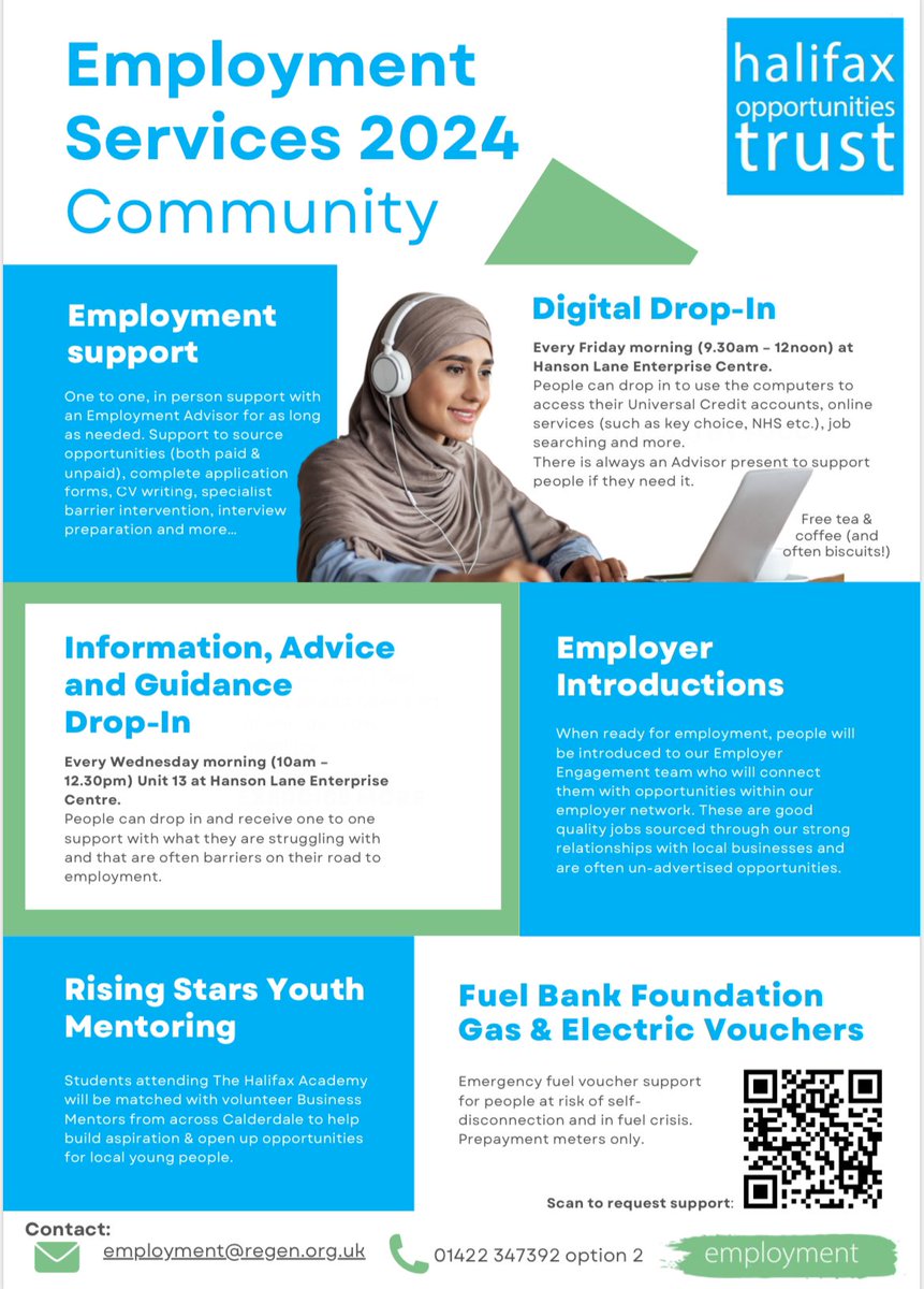 Our holistic approach to supporting people on their journey to #employment includes advice, guidance, digital access, COL support and links with specialist services. 

Get in touch to find out how we can help: