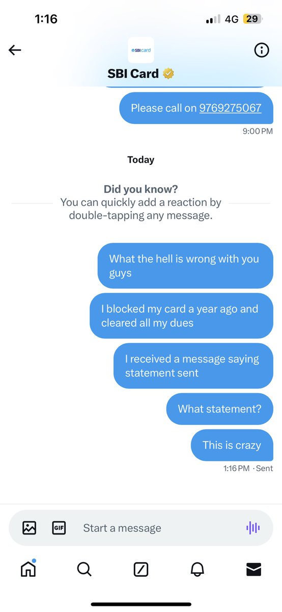 vishy_official's tweet photo. @SBICard_Connect wtf https://t.co/YLKkWPR9im