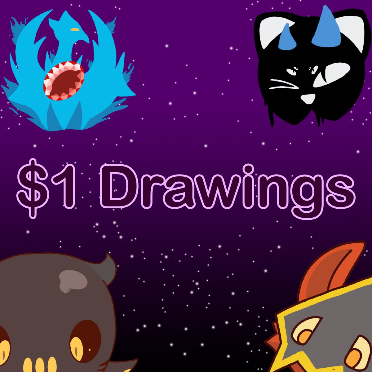 UnchainedAwsome's tweet image. I'm finally doing it after all my friends have told me I should. I'm opening commissions for $1 drawings on Kofi. If you'd like to get a silly little drawing, an idea down on paper or just want to support me then come on down and stop by! I promise I'll try my best with each one!