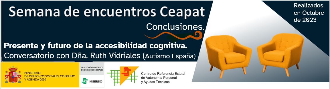 📢📢📢Publicamos en nuestro blog un interesantísimo conversatorio con Ruth Vidriales, Directora Técnica de Autismo España, sobre presente y futuro de la accesibilidad cognitiva.
📙Puedes leerlo aquí: acortar.link/LeW9yB
<a href="/Ceapat/">Ceapat, Imserso</a> <a href="/Imserso/">Imserso</a> 
#BlogCeapat
#AccesibilidadCognitiva