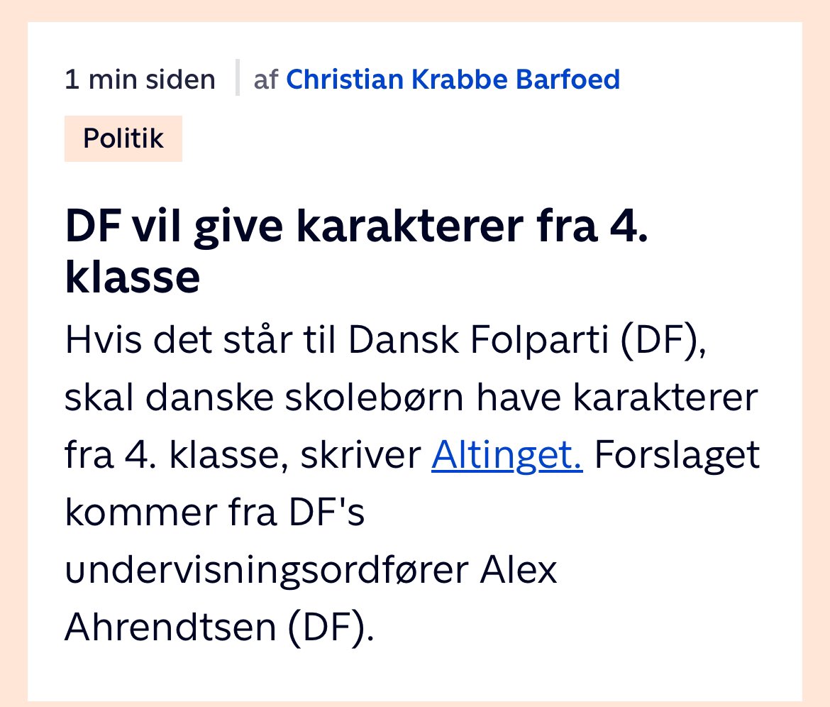 Det er vist det der hedder “ikke at læse rummet”, eller “ikke have fingeren på pulsen” eller  bare“ikke vide noget om det man taler om” #skolechat #dkpol