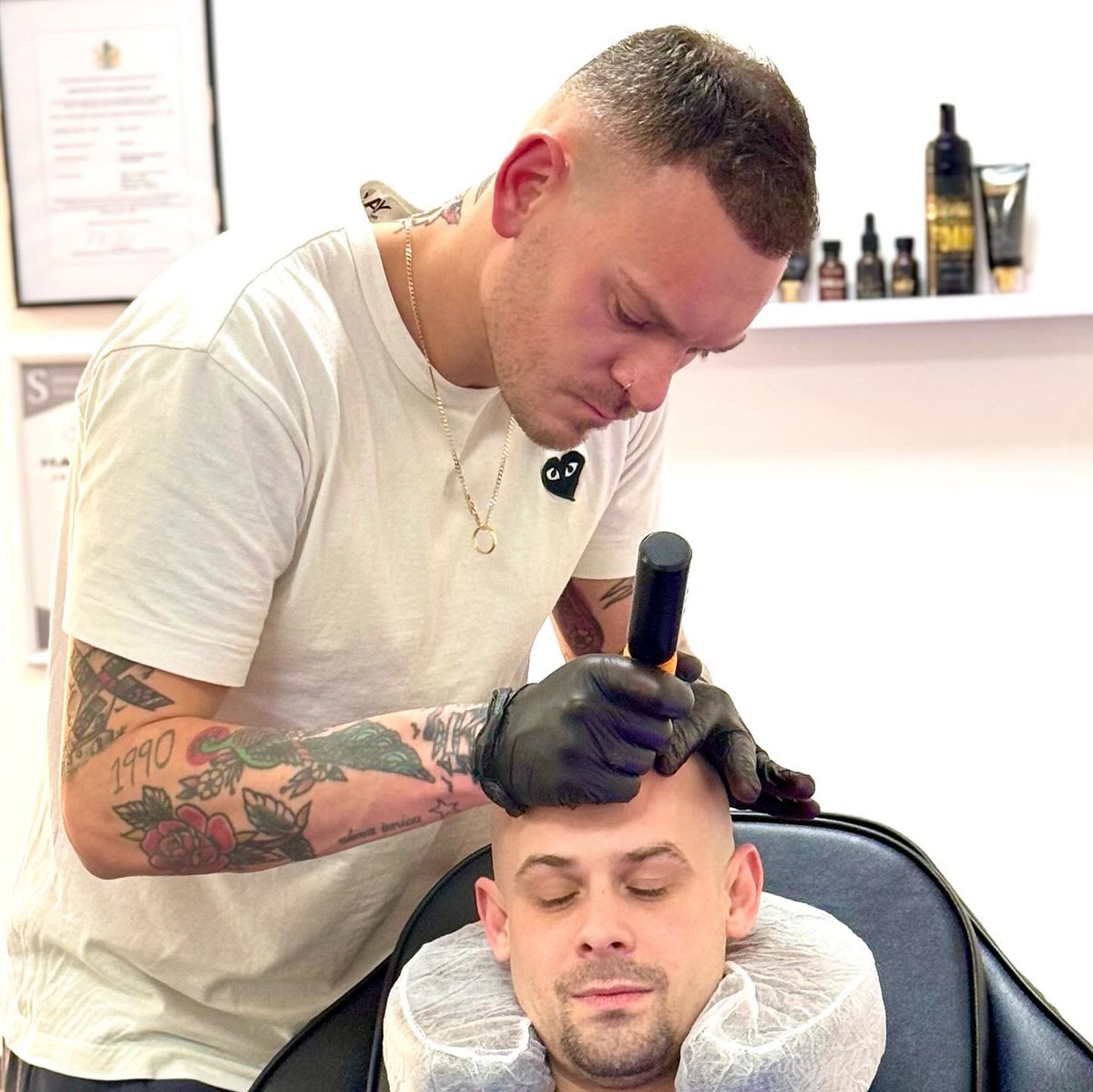 scalprenovation's tweet image. A few recent snippets 

#SMP
#SCALPMICROPIGMENTATION
#SCALPPIGMENTATION
#SCLAPRENOVATION
#UKBARBER
#MENSHAIR
#HAIRLOSS
#HAIRLOSSTREATMENT 
#HAIRLOSSISTOSS
#MALEPATTERNBALDNESS
#ALOPECIA 
#HAIRTATTOO
#HAIRLOSSTATTOO