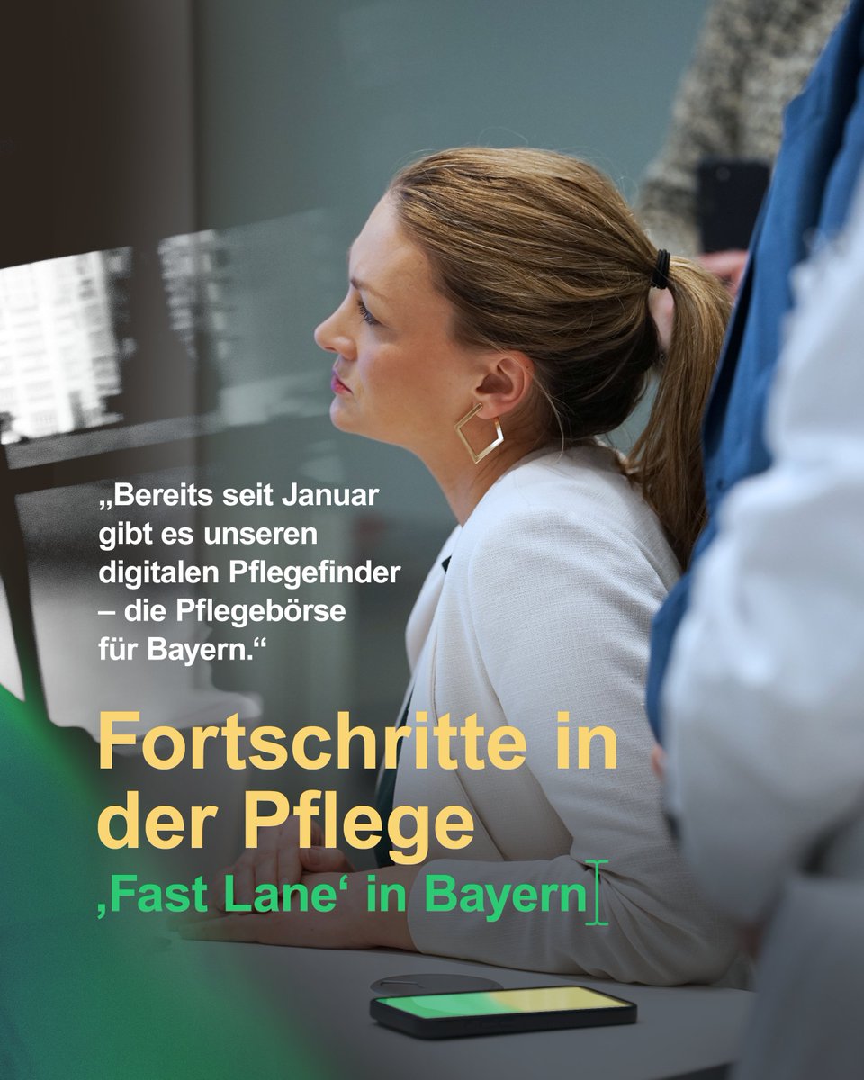 Bayerns Gesundheitsministerin @gerlach_judith legt ihr Schwerpunkte-Programm für dieses Jahr vor. Mit der umfassenden Digital-Offensive sollen neue Impulse gesetzt werden. stmgp.bayern.de/presse/gerlach… #DigitalOffensive #Digitalisierung #Gesundheit #Pflege #Prävention