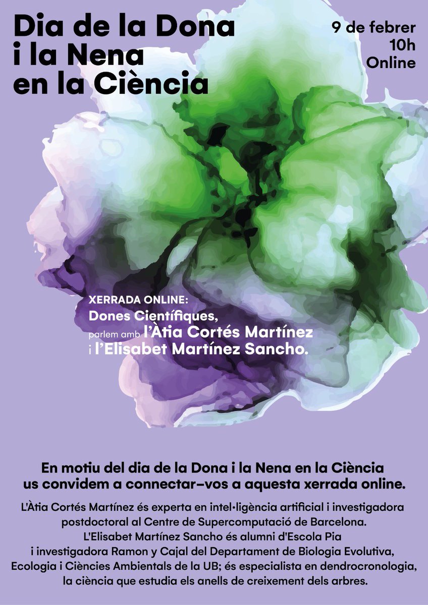 Un any més contribuïnt amb el dia de la dona i la nena en la ciència amb l’objectiu d’intentar inspirar i animar a les noies a trobar la passió per la ciència i la tecnologia, trencar barreres i estigmes i posicionar-nos en les carreres STEM #11F
