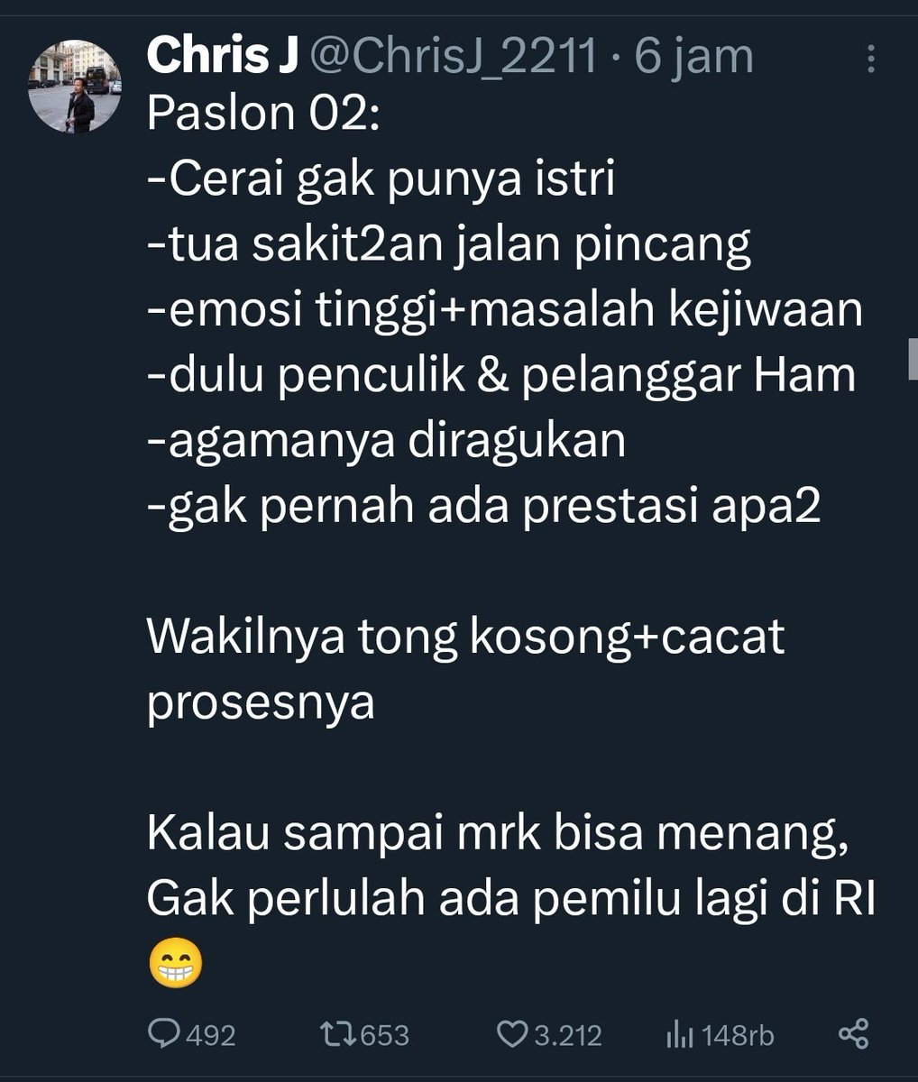 Contoh kampanye yang adem, menarik simpati, bikin milenial meleleh... 😭

Strategi yang bagus didukung taktik yang mempesona

#NolTigaTiadaLawan