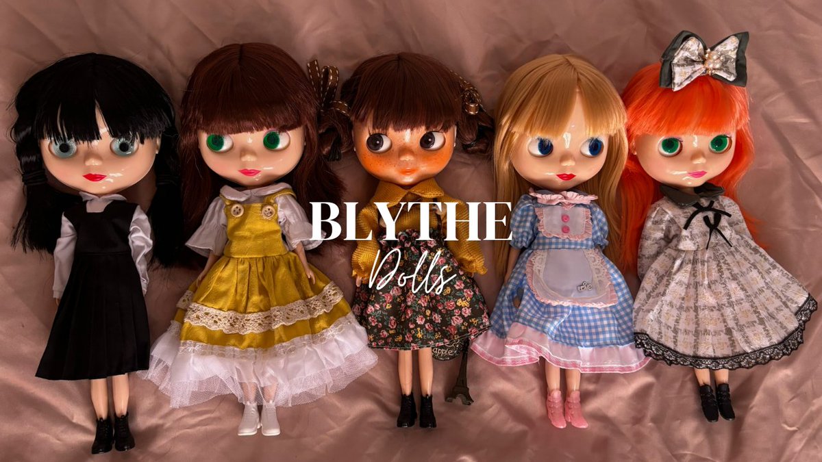 rinhizuke's tweet photo. New YouTube video uploaded about my Blythe dolls! 

https://t.co/0j1xeNssjx

#blythe #blythedoll #blythecollection #blythecustom #doll #dollcollector #collector https://t.co/xbMdPqjBAV