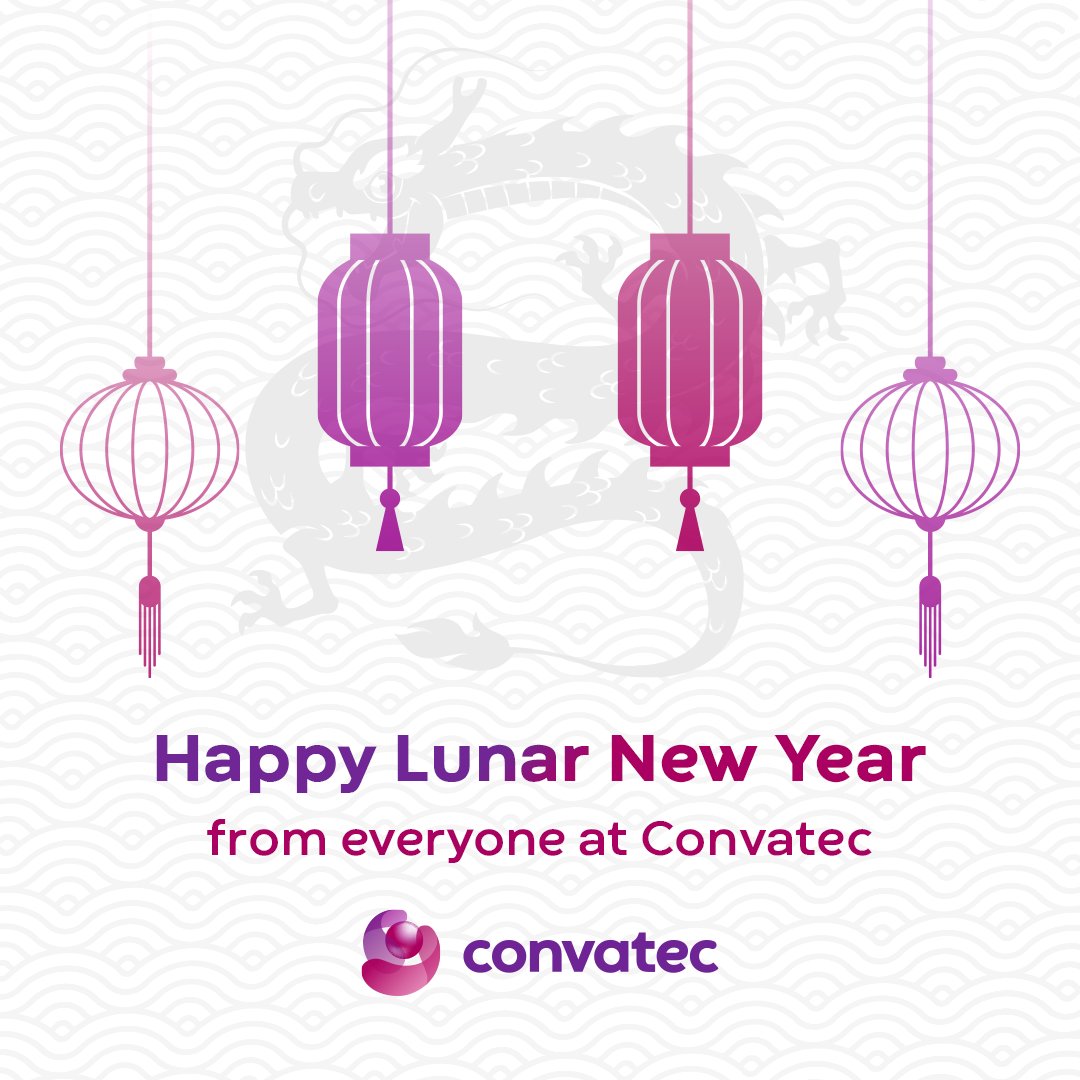 To everyone celebrating the Lunar New Year this weekend, all of us at Convatec wish you a happy and prosperous new year!

#WeAreConvatec #ForeverCaring #ForeverConvatec #YearoftheDragon