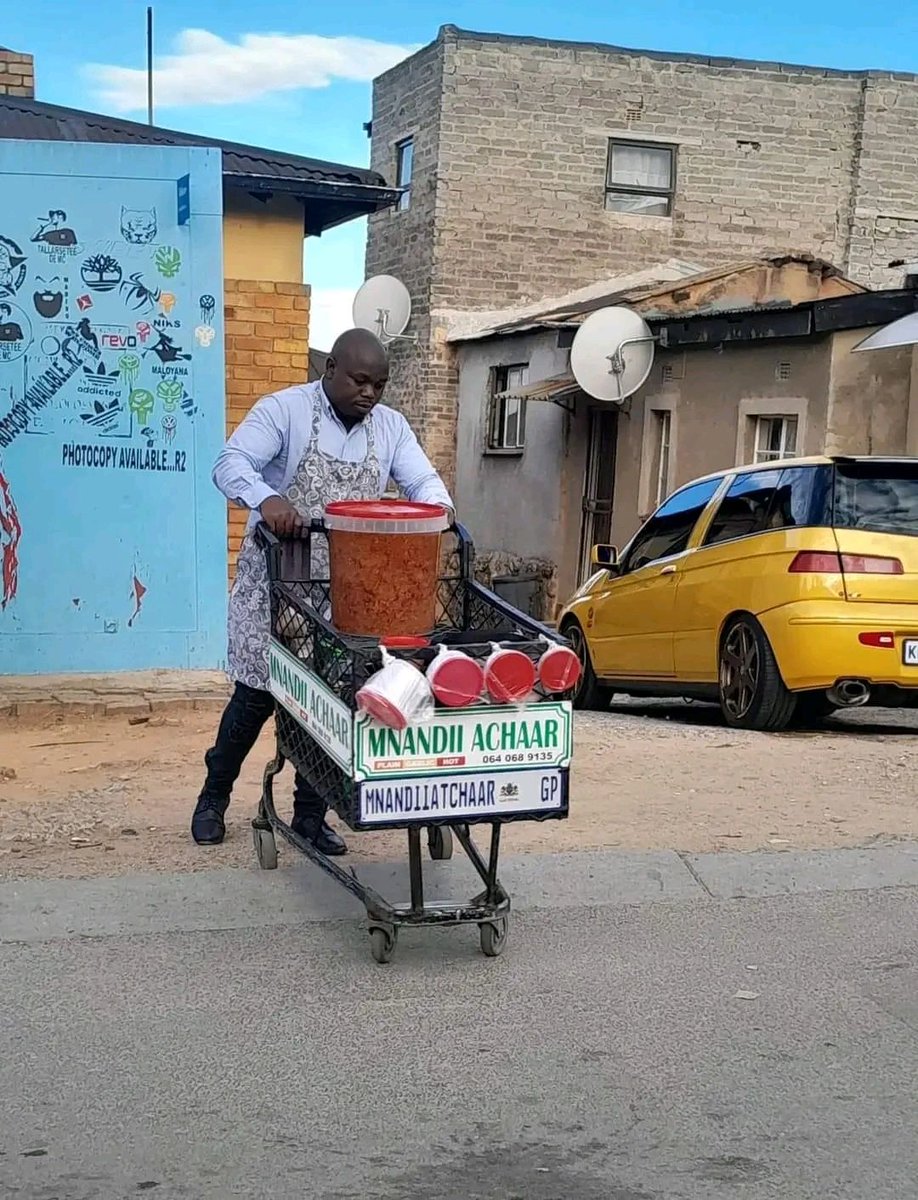 This is Tshepang Sebata Mosuoe from Alexandra township, His your bae's favourite achaar man. 🤞

🔁 Repost to show him some love

📞064 068 9135

#LocalBusiness #TownshipEconomy #SONA24