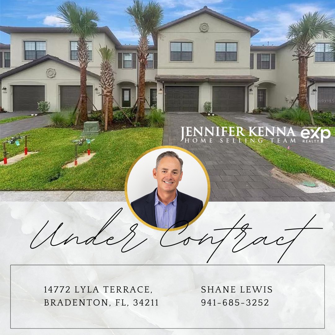ShaneMLewis's tweet photo. 🏡 Big news! My client's dream townhome in Lorraine Lakes, Lakewood Ranch is now under contract. Casual elegance meets resort-style living in this 3BR new build. Excited for their new journey! 🌟 #BradentonRealEstate #NewHomeJourney #UnderContract #ShaneLewisRealtor #eXpRealty https://t.co/XM8ZULhltx