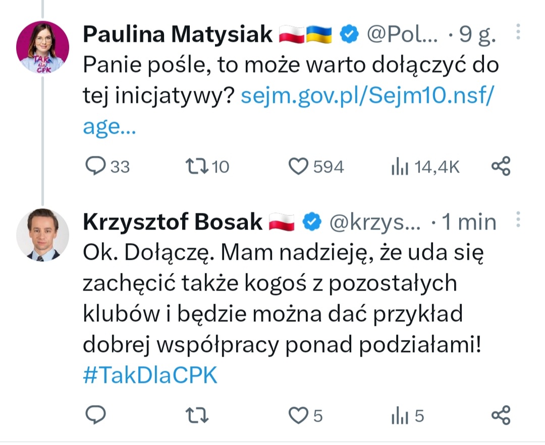 pio_tru's tweet photo. Wiecie jak to się nazywa? Patriotyzm. 

... który powinien być normalnością. Dziś spotykany jest tak rzadko, że urasta do rangi rzadkiego, wymagającego publicznego chwalenia wyjątku 😉. 

Tak czy inaczej - brawo @PolaMatysiak &amp; @krzysztofbosak. https://t.co/dMUw8kTOBW