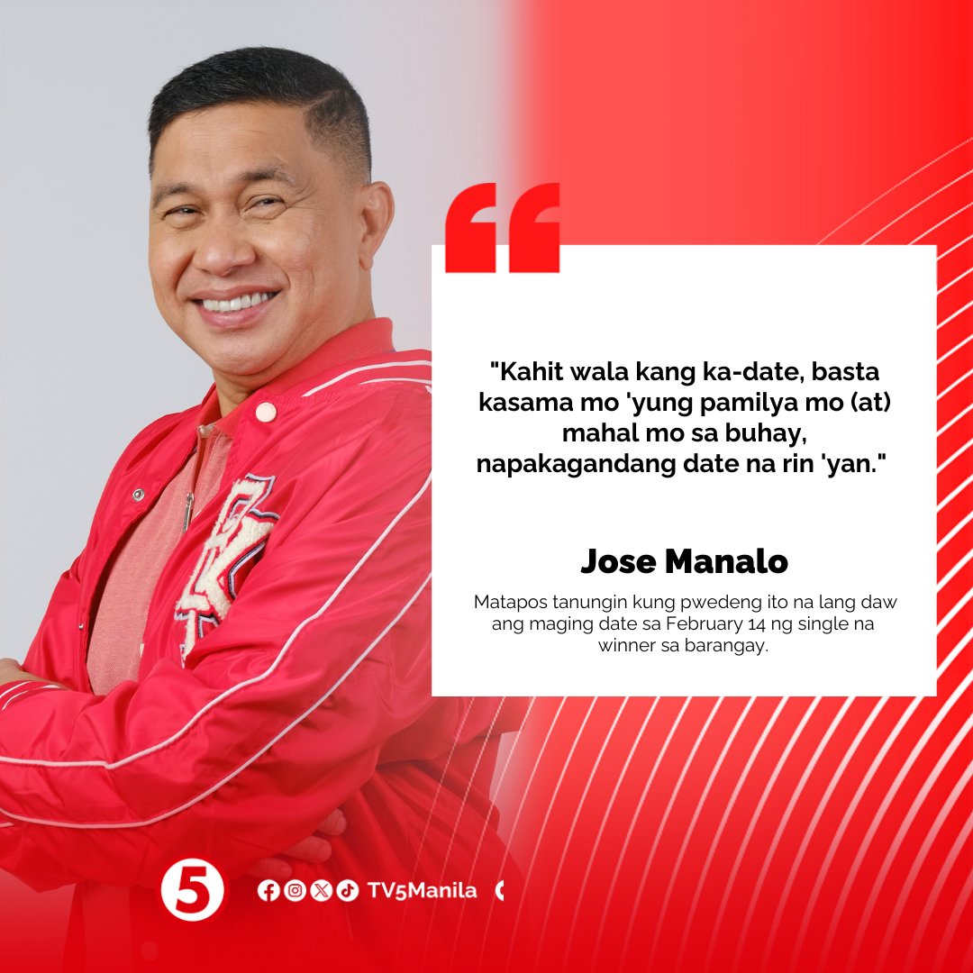 TV5manila's tweet photo. Valentine's is not for magjowa only! Celebrate it with your fambam and friends! 🥰

#EatBulagaTV5 #TVJonTV5
WEEKDAYS | 12NN
SATURDAYS | 11:30AM https://t.co/3kKK3L6ExQ