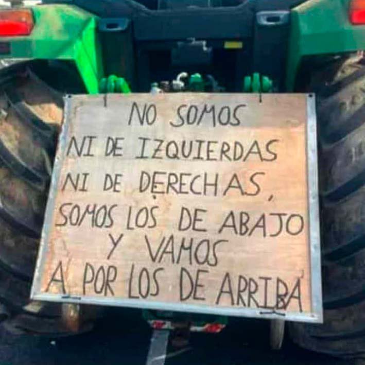 Hay que escuchar a los hombres y mujeres del campo y dejar de etiquetarles.

#ElCampoNoSeVende
#ElCampoSeDefiende