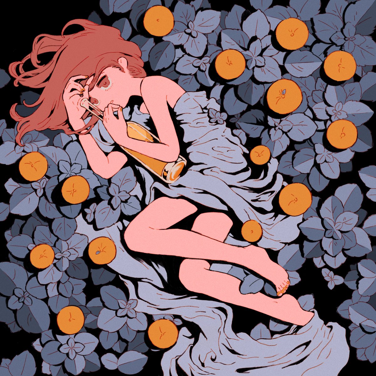 果実酒（brush up ver）
＃illustration