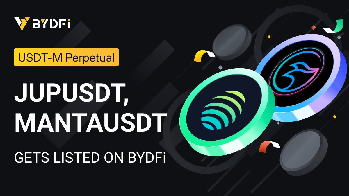 🚀 Dive into the deep end with our new perpetual contracts: JUPUSDT &  MANTAUSDT, now with up to 50x leverage! Ready to make a splash? 💦  #TradeDeep #JUP #Manta