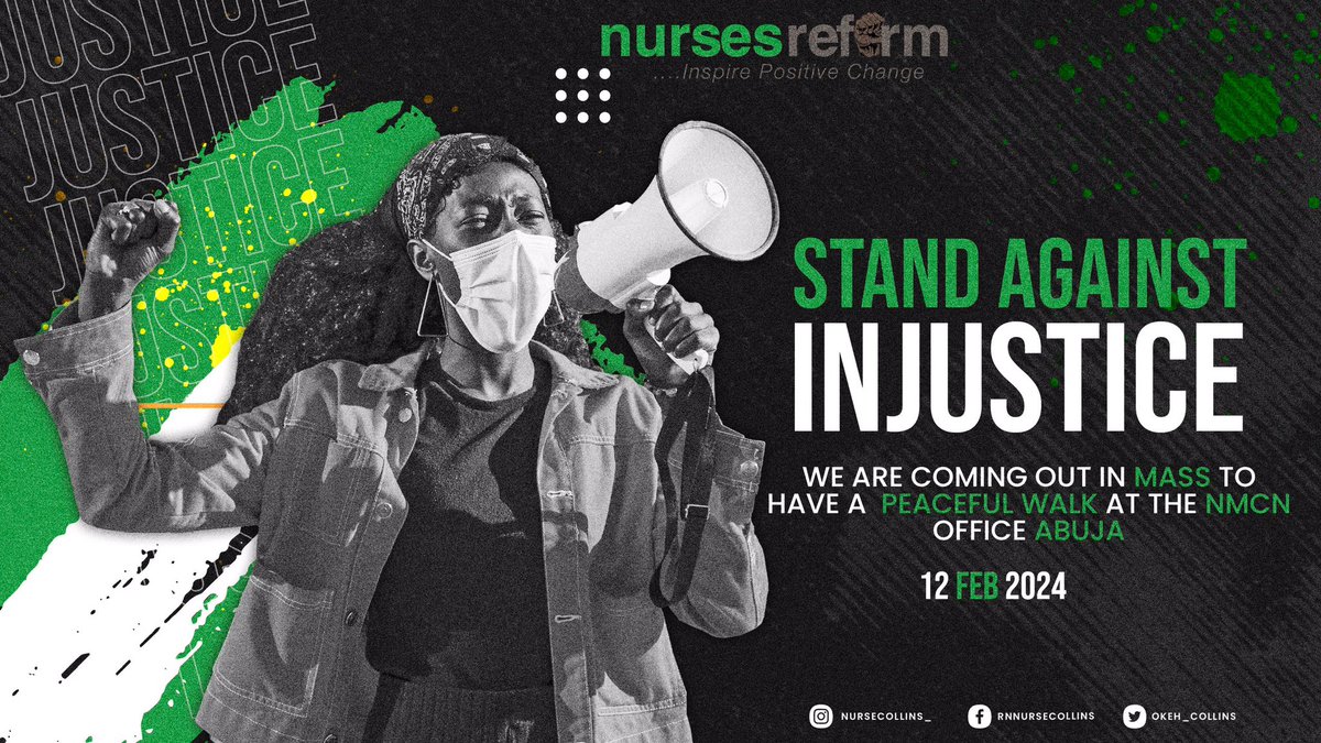 nurseogo's tweet photo. Come one, come all, 
we stand against injustice 
#NotoNMCNVerification 
#NotoNMCNVerificationrule https://t.co/BCTZAAbChO