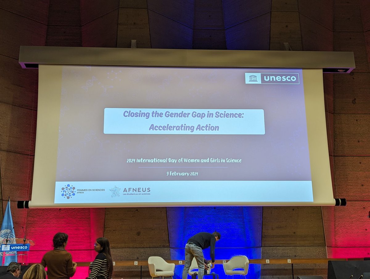 To celebrate the 2024 #WomenInScience day I'm attending a great event organised by <a href="/AFNEUS/">AFNEUS</a>  &amp; <a href="/FES_AFNEUS/">Femmes En Sciences</a> at <a href="/UNESCO/">UNESCO 🏛️ #Education #Sciences #Culture 🇺🇳</a> headquarters in Paris. The program looks amazing, can't wait for it to start! Super proud of <a href="/Tiphaine_DavidR/">Tiphaine David-Rogeat</a> for organising such an event! Join online too.