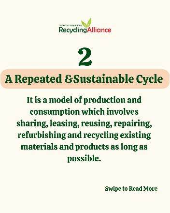 Circular economy is not just an alternative to linear economy, it ensures closing material loops and can create more jobs for others. #LetsMakeWasteValuable #CircularEconomy #FBRA #FBRAlliance