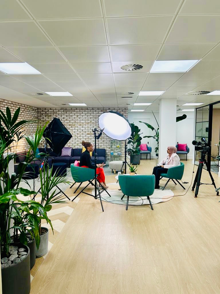 Was great working on two different films for @itnbusiness and interviewing some incredible women who are doing inspiring work!