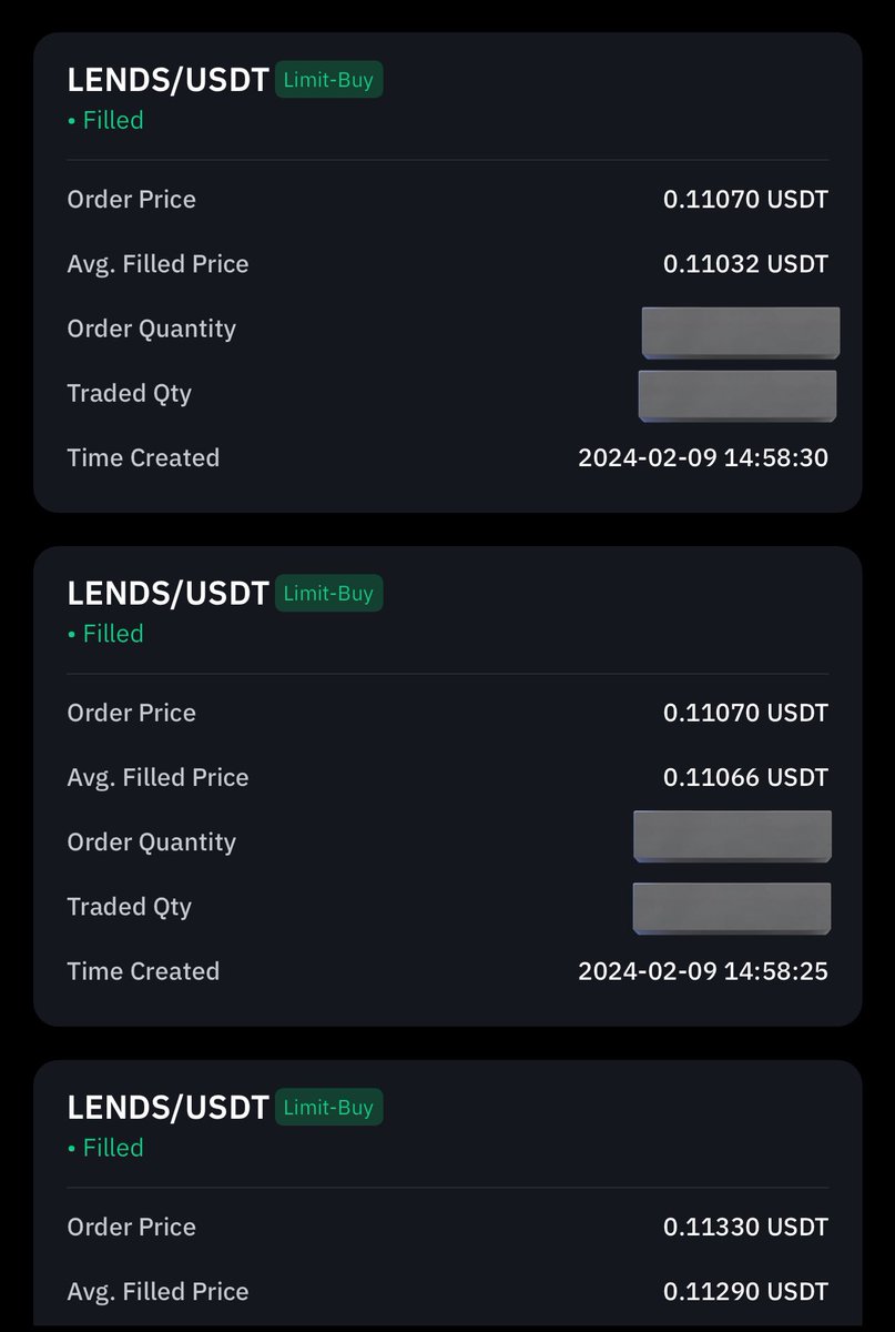 My conviction in $LENDS keeps getting me to buy these dips. 

Not afraid to add more if it dips more.

<a href="/Lends_so/">Lends</a> is here to stay powering the <a href="/THORChain/">THORChain</a> ecosystem and with 3 months cliff, looks a decent buy to me.

Market looks positive as well.

$LENDS $RUNE