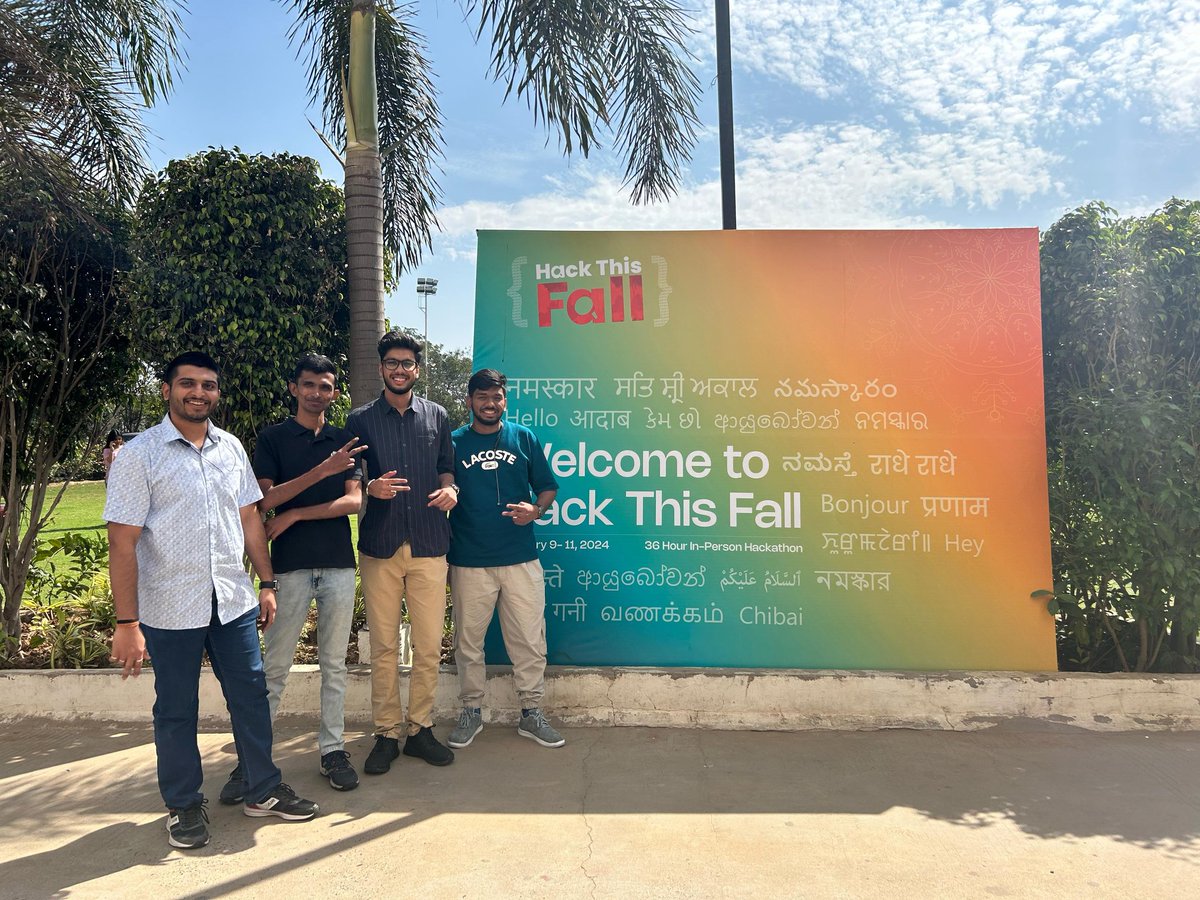 Eshan_Sharma__'s tweet photo. And so it begins! First hackathon experience with @hackthisfall excited to learn, have fun and meet cool people! #HackThisFall 2024 https://t.co/1wivW9whtJ