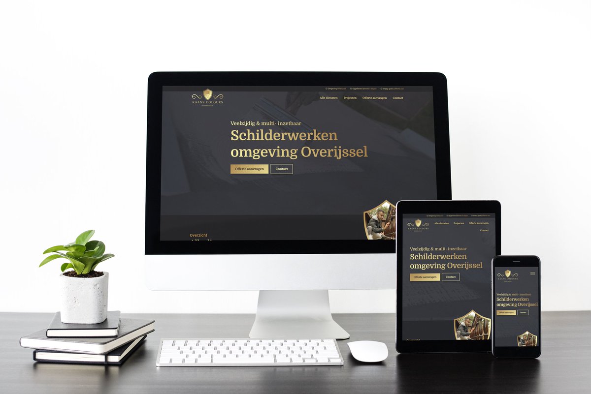 NlWebdeveloper's tweet image. Voor Kaans Colours hebben wij deze creatieve website ontwikkeld met een uitgebreid offerte formulier.
Bekijk het resultaat:
kaanscolours.nl