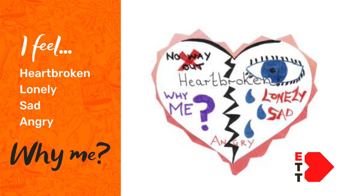 Our programme can be the first time young people realise they’ve been abused by a partner. We use art to help them express their emotions in a safe way. Here is an example from one of our young people, explaining how they felt in an abusive relationship.
cathypress.co.uk