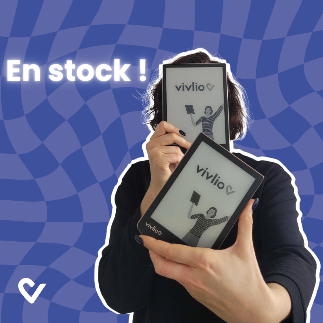 🥳 Elles sont de retour (et on ne vous joue aucun mauvais tour) ! Nos liseuses InkPad 4 et Vivlio Light HD sont à nouveau disponibles sur notre site : bit.ly/48h6VuF ! #liseusevivlio