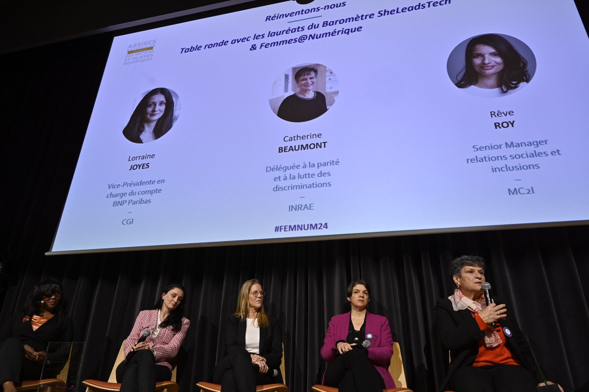 INRAE_France's tweet photo. #FemmesEnScience
L'engagement d'INRAE en faveur de la mixité dans les métiers du numérique reconnu par le Prix Élisabeth Moreno 🏆 de l’ISACA AFAI SheLeadsTech et Femmes@Numérique (catégorie secteur public). https://t.co/6wGzBKMvOu