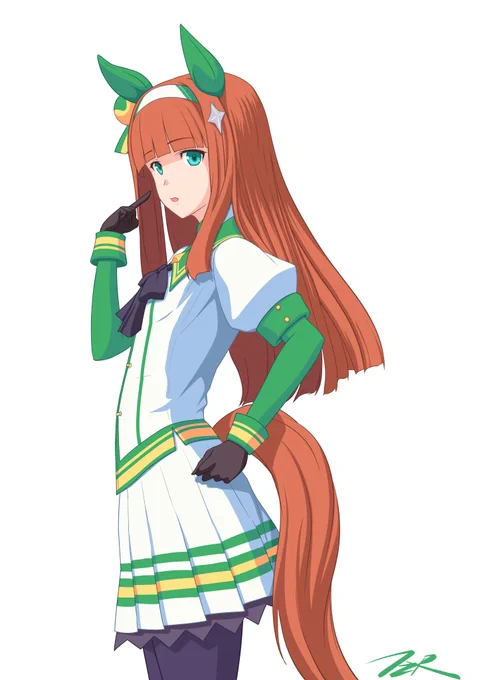 スぺちゃんラフ2とスズカさんラフ 
