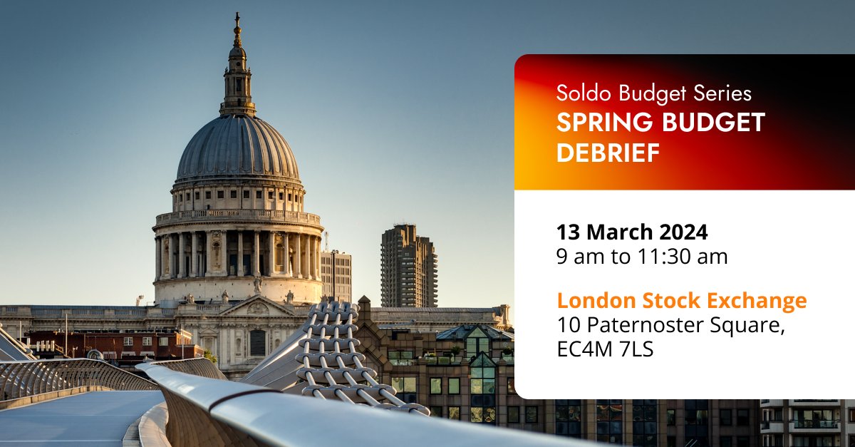 📢 #SpringBudget2024 is near! Join David Owen, Liz Earle MBE, Emma Heal, and Carlo Gualandri for insights on the UK’s economic landscape and growth strategies. Register now: ow.ly/EfHi50QzoYX 💡🚀 #BusinessGrowth #FinanceStrategy