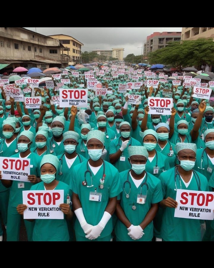 MerchantRenix's tweet photo. We join the nurses of Nigeria to ask for an amendment to the new NMC verification rules. 
#Nurses #NotoNMCNVerificationrule #NotoNMCNverificationrules https://t.co/Aj2jTOapCt