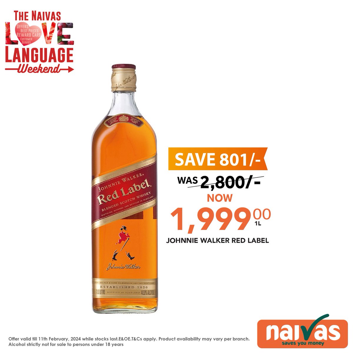 naivas_kenya's tweet photo. 🕺🏽Wale wa kamnyweso tukutane Naivas liquor store hapa mapema mapema! Enjoy these great deals on your favourite 🥃drinks across ALL Naivas liquor stores countrywide. Masaa yako ya kupiga sherehe huanza saa ngapi hivi?

#TheNaivasLoveLanguage ✓