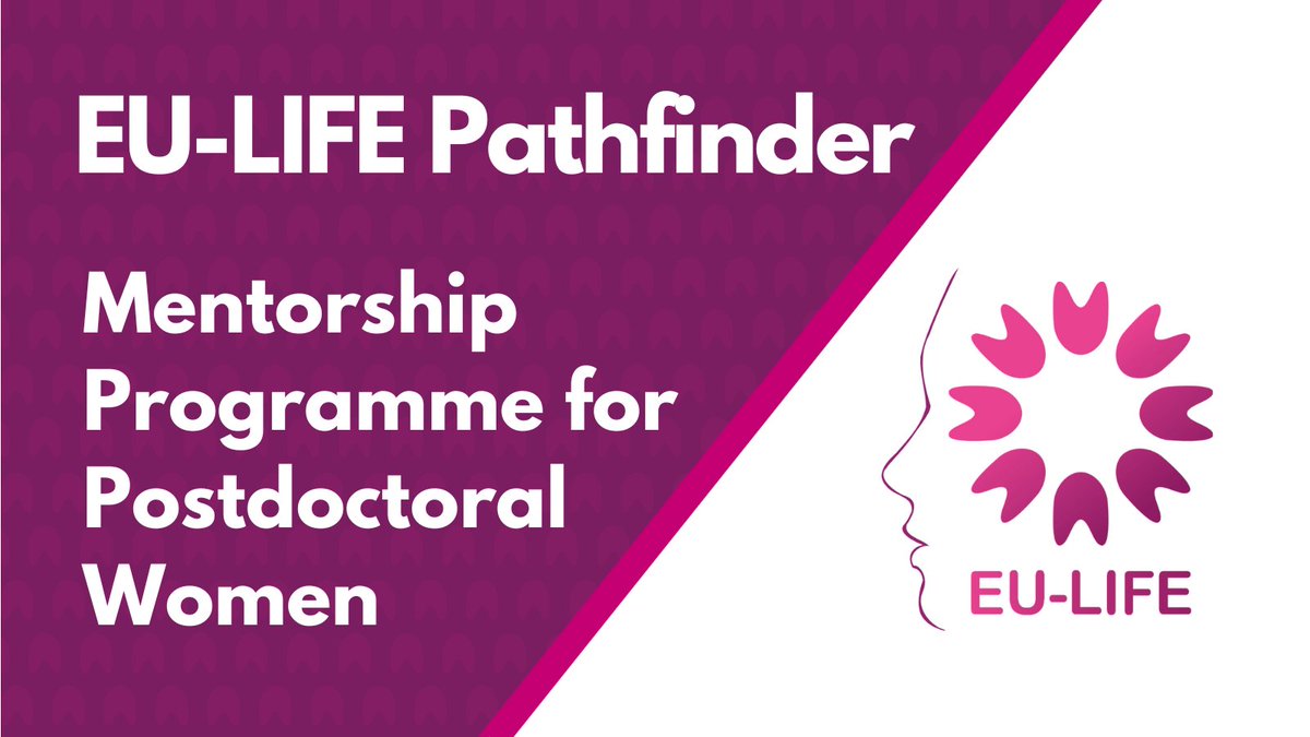 ♀️🔬This Sunday is #WomenInSTEMDay! To celebrate, we launch the EU-LIFE Pathfinder Mentorship Programme for #Postdoc #Women. Organised by our #GenderEquality, #Diversity & #Inclusion WG, it supports women researchers seeking to develop their #careers 🔗bit.ly/3Oy5vVB