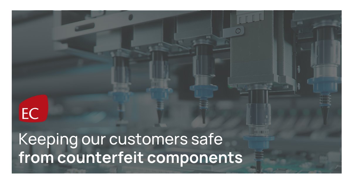 ecelectronicsuk's tweet image. With #CounterfeitComponents circulating the #ElectronicsManufacturing industry, it can be hard to know who to trust...

EC Electronics is committed to manufacturing quality electronics, only using genuine components from our OEMs.

Discover our services: bit.ly/3DgUCAR.