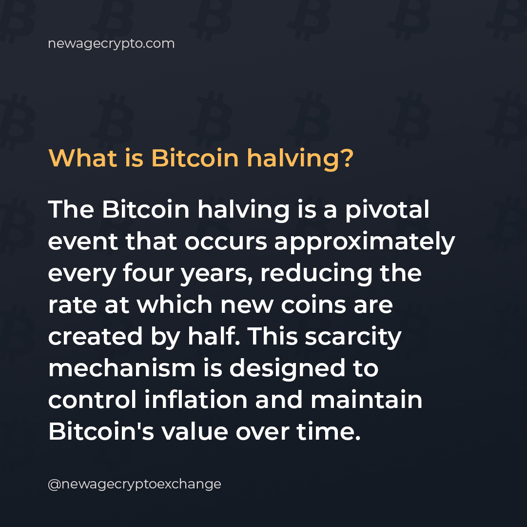 newagecryptox's tweet photo. As the cryptocurrency continues to evolve, halving events will continue to play a central role in shaping its trajectory and market dynamics.

#bitcoinhalving #bitcoin #cryptocurrency https://t.co/TnmmED5DmY