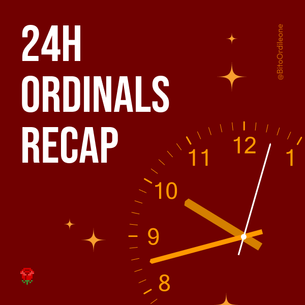 Here are the latest updates in #Ordinals 🌹

⭕️The <a href="/ordinalsbot/">OrdinalsBot ⚡</a> team has agreed to donate engineering resources to the Runestone initiative 🤝

⭕️<a href="/quantumcats/"></a> evolves on-chain! 👀

⭕️$BTC breaks $900 Billion Market Cap📈

⭕️ Rare sat sales for 2.44 BTC 🤯

⤵️1/4